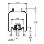 Trailer Air Spring Replaces 1R12-481, W01-358-9923, 1R12-533
