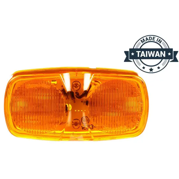 2\"x4\" LED, Yellow Rectangular, 16 Diode, Marker Clearance Light