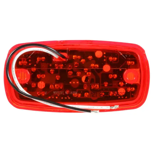 2\"x4\" LED, Red Rectangular, 16 Diode, Marker Clearance Light