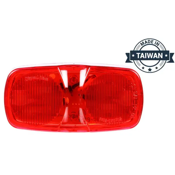 2\"x4\" LED, Red Rectangular, 16 Diode, Marker Clearance Light