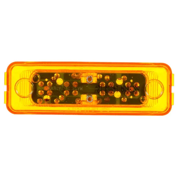 1\"x4\" LED, Yellow Rectangular, 4 Diode, Marker Clearance Light