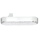 2\"x6\" LED, Clear Oval, 24 Diode, Front/Park/Turn Taillight