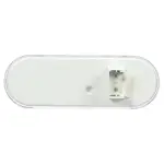 2\"x6\" LED, Clear Oval, 24 Diode, Front/Park/Turn Taillight