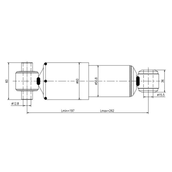 Shock Absorber for Freightliner Cascadia Columbia Coronado and M2