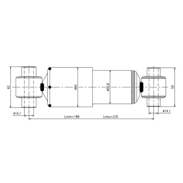 Heavy Duty Shock Absorber for Volvo VN, VNM, and VNL Trucks