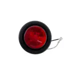 2\" LED, Red Round Marker Clearance Light with Grommet and Wiring