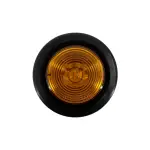 2\" LED, Amber Round Marker Clearance Light w/ Grommet and Wiring