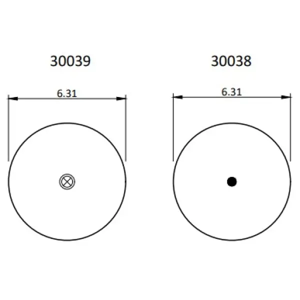 Convoluted Air Spring Replaces W01-358-6897, 2B9-229, 64517