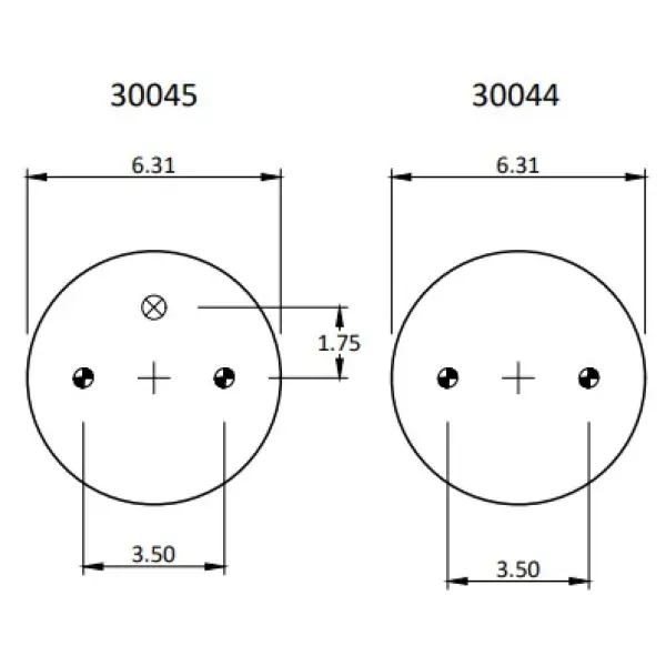 Convoluted Air Spring Replaces W01-358-6947, S-2630, 2B9-201