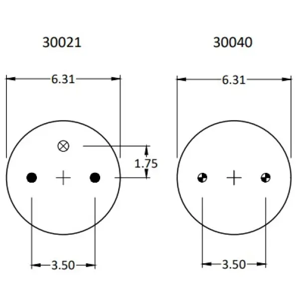 Convoluted Air Spring Replaces W01-358-6943, 2B9-250, 905-57-237