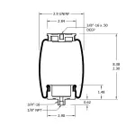 Cabin Air Spring for Kenworth and Mack Replaces T81-1001, 227QS33
