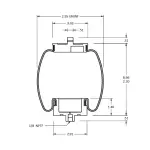 Cabin Air Spring for Freightliner Replaces 1S5-040, W02-358-7087