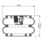 Convoluted Air Spring Replaces S-1080, 2B14-356, W01-358-7136