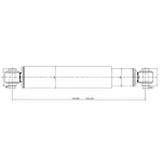 Shock Absorber for Kenworth, Mack and Peterbilt Trucks