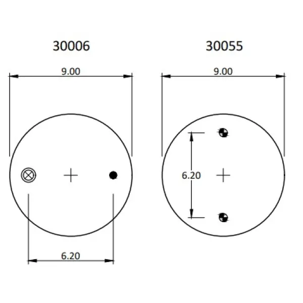 Convoluted Air Spring Replaces S-10170, 2B12-406, W01-358-7410