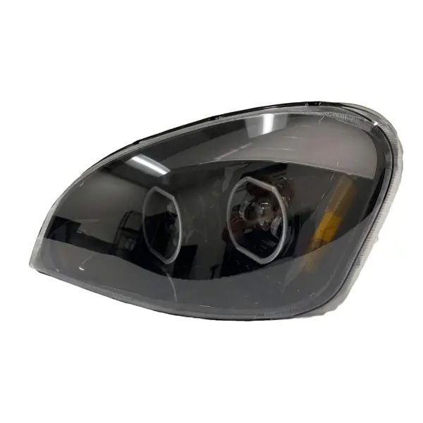 Left Side LED Headlight For Freightliner Cascadia w/ Halo