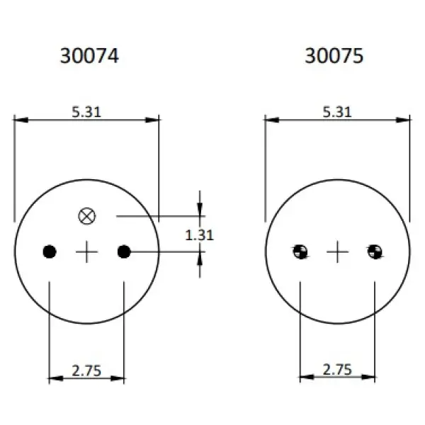 Convoluted Air Spring Replaces W01-358-7659, 2B7-548, R005079