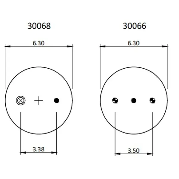 Convoluted Air Spring Replaces W01-358-7686, 64685, FD 200-19 712