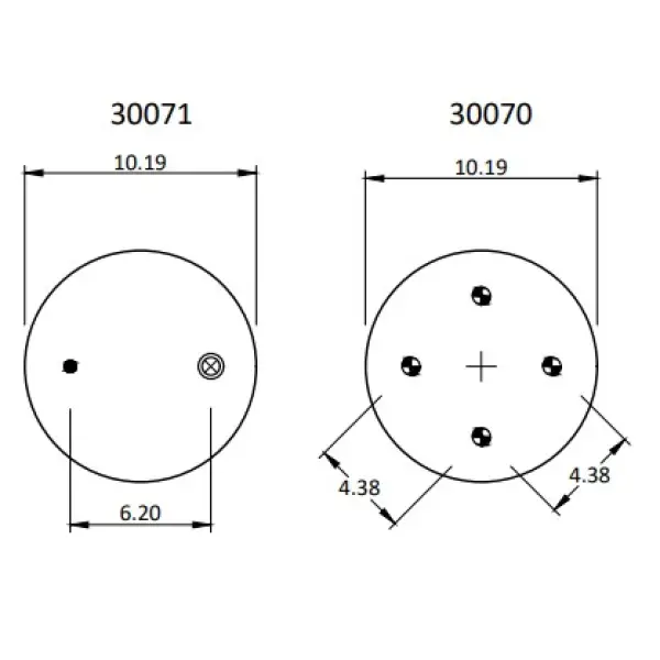 Convoluted Air Spring Replaces ASC 1500, 3B12-335, W01-358-7956
