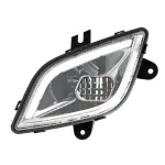 Left Fog Light Chrome LED  w/Halo, 2018+, Freightliner Cascadia