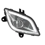 Right Fog Light Chrome LED  w/Halo, 2018+, Freightliner Cascadia