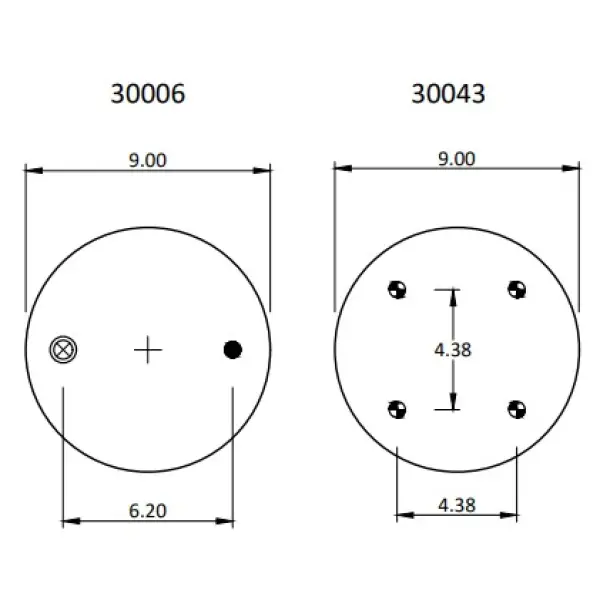 Convoluted Air Spring Replaces S-14487, 3B12-312, W01-358-8033
