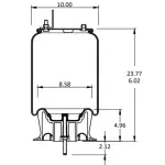 Air Spring for Navistar Replaces 3541731C1, W01-358-1191