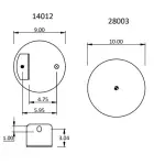 Air Spring for Navistar Replaces 3541731C1, W01-358-1191