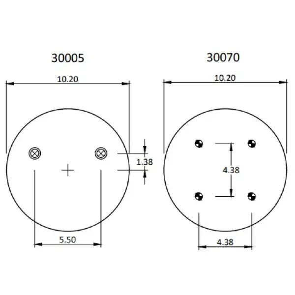 Convoluted Air Spring Replaces 3B12-322, W01-358-8042, 69747