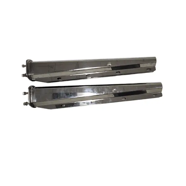 Straight, 2-1/2\" Bolt Pattern 30\" Steel Mud Flap Hanger