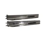 Straight, 2-1/2\" Bolt Pattern 30\" Steel Mud Flap Hanger