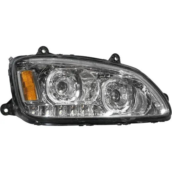 Right Side Chrome Projector Headlight for Kenworth T660 Trucks