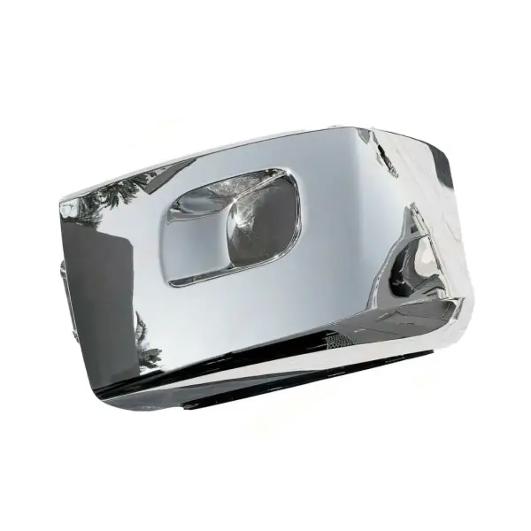 Left Side Chrome Corner Bumper w/o Hole for Peterbilt 579 Trucks