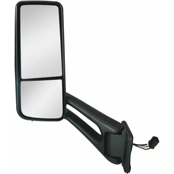 Left Side Chrome Powered Heated Door Mirror Peterbilt 567 and 579