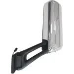 Left Side Chrome Powered Heated Door Mirror Peterbilt 567 and 579