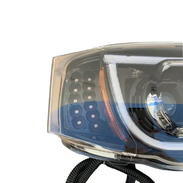 Peterbilt 388 389 367 567 Black LED Projection Headlight Passenge
