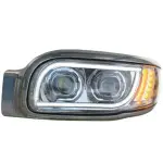 Driver Side Chrome Headlight with Halo LED Projector
