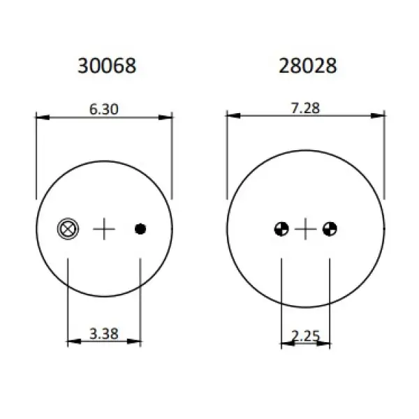 Trailer Air Spring Replaces ASCR1500, W01-358-5423, 665-13S559