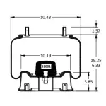 Trailer Air Spring Replaces S-4771, W01-358-8050, 1R14-039