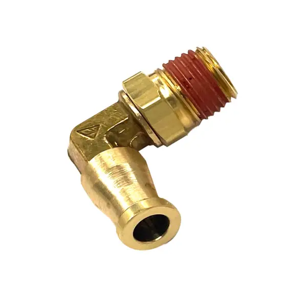 Vixen Air Schrader Valves With Push-to-Connect - 1/4" OD Air Line Fittings For Air Suspension (2-Pack)