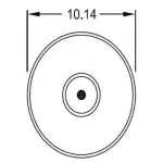 Trailer Air Spring Replaces S-29892, W01-358-8539, 1R13-188