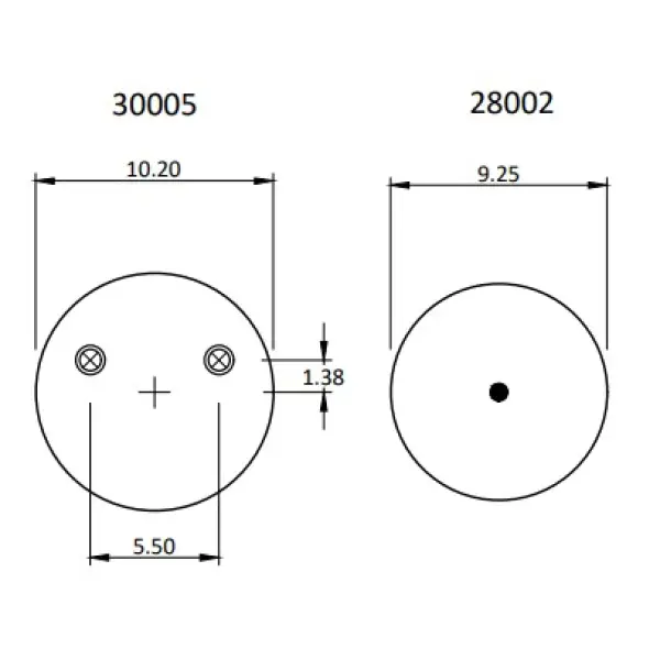 Trailer Air Spring Replaces S-21966, C-21966, W01-455-8708 - Torque