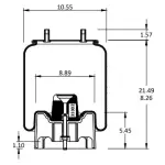 Trailer Air Spring Replaces S-21966, C-21966, W01-455-8708