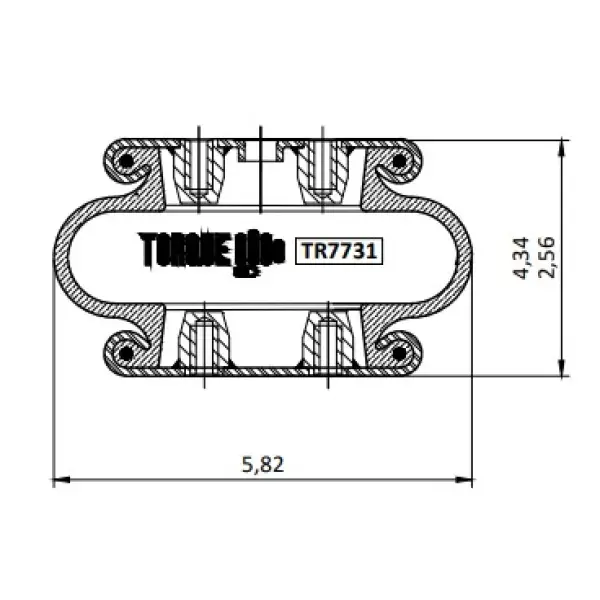 Air Helper Kit Air Spring Replaces 7731, W01-358-7731