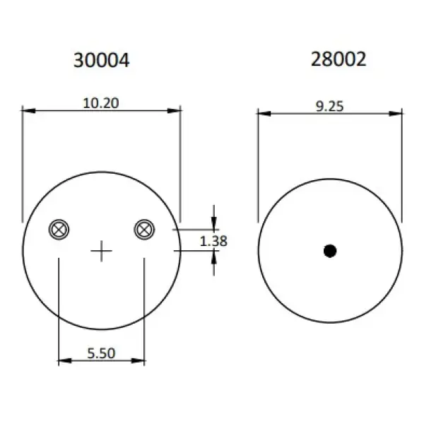 Air Spring Replaces C-22948, S-22948, W01-455-8713, 1R13-140