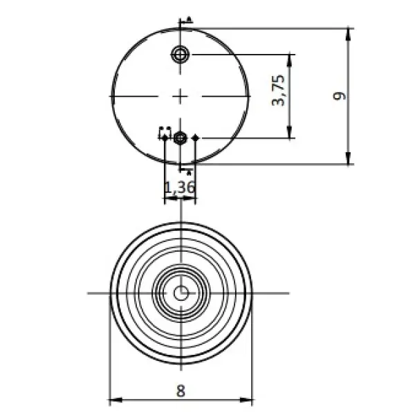 Air Springs Replaces W01-358-9586, W013589586, 90557249