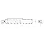 Shock Absorber for Hendrickson / SAF Holland Replaces 646155
