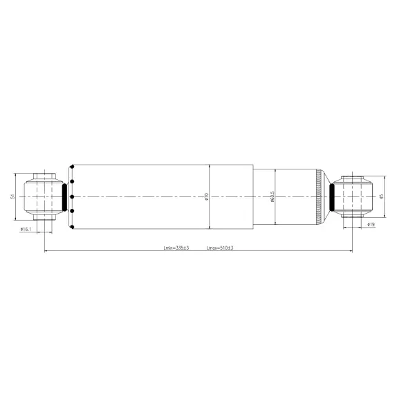 Heavy Duty Shock Absorber for International Trucks Replaces 85924