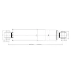 Heavy Duty Shock Absorber for International Trucks Replaces 85924