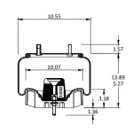 Trailer Air Spring Replaces W01-358-8729, 1R13-130, 1R13-261